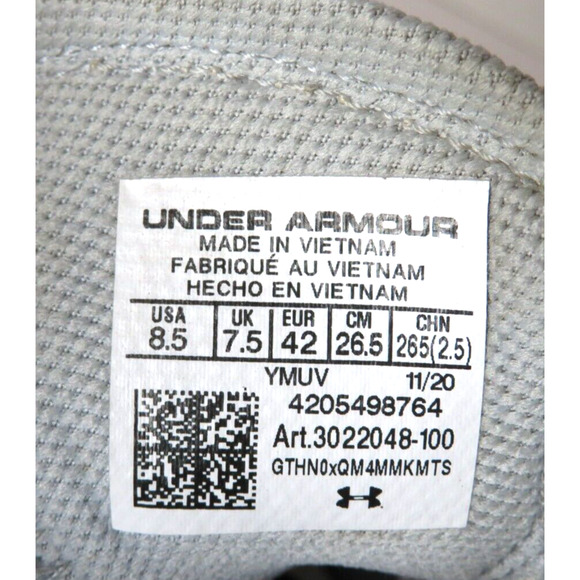 Under Armour SC 3zer0 III Steph Curry Basketball Sneakers 3022048-100 Size 8.5 - Picture 8 of 9